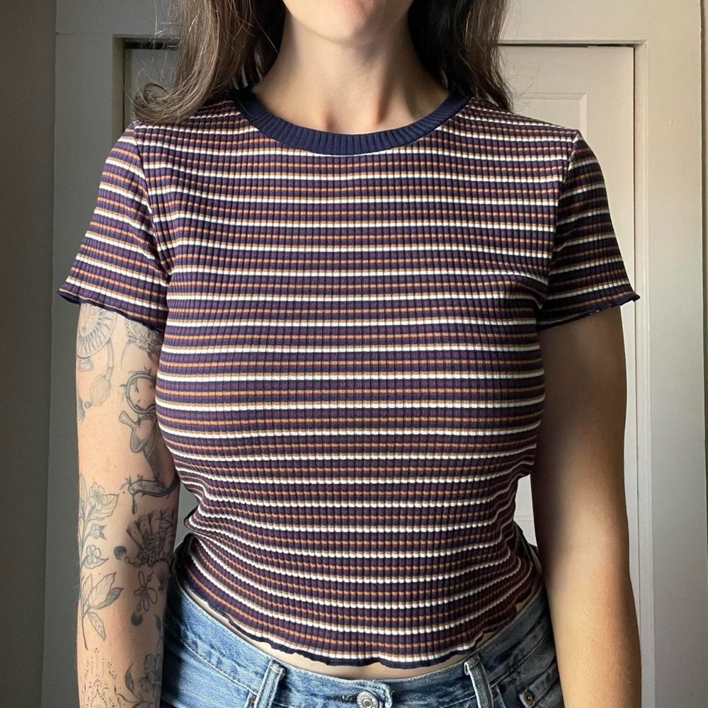 Y2K Ribbed Baby Tee by Eye Candy